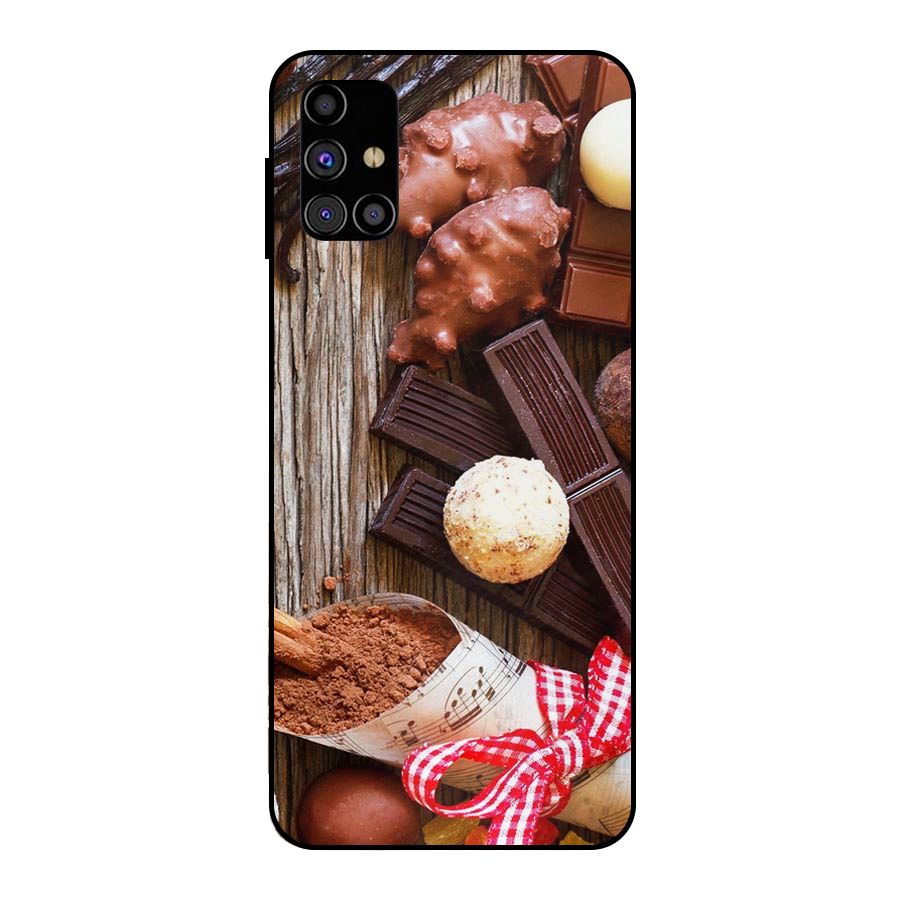 Chocolate Candies Metal Back Case for Galaxy M31s