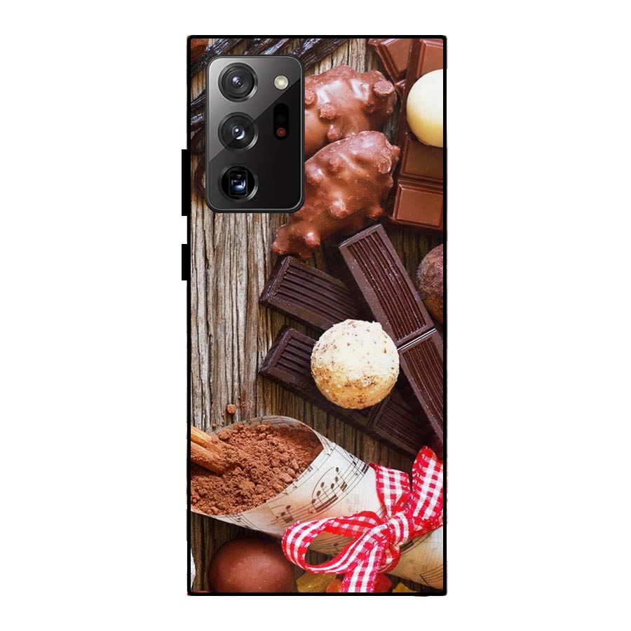 Chocolate Candies Metal Back Case for Galaxy Note 20 Ultra