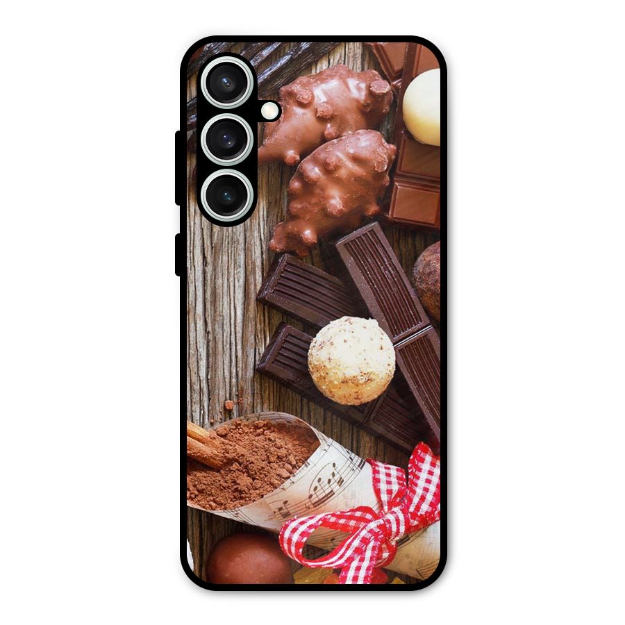 Chocolate Candies Metal Back Case for Galaxy S23 FE