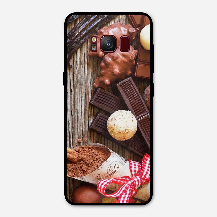 Chocolate Candies Metal Back Case for Galaxy S8