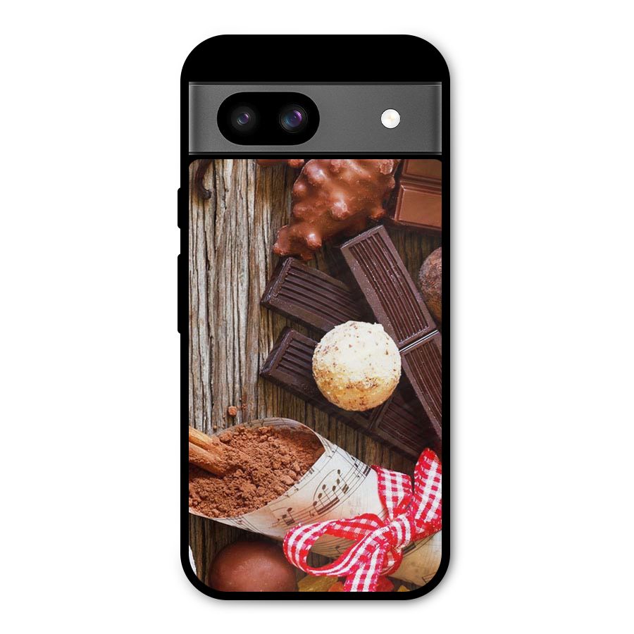 Chocolate Candies Metal Back Case for Google Pixel 8a