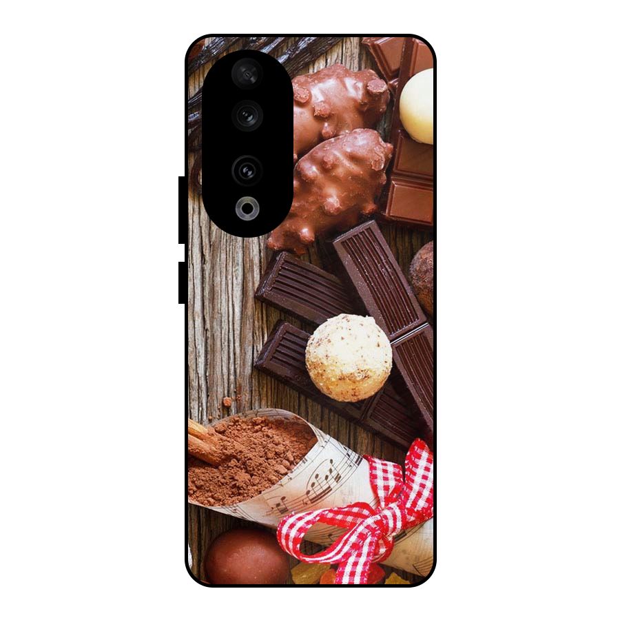 Chocolate Candies Metal Back Case for Honor 90