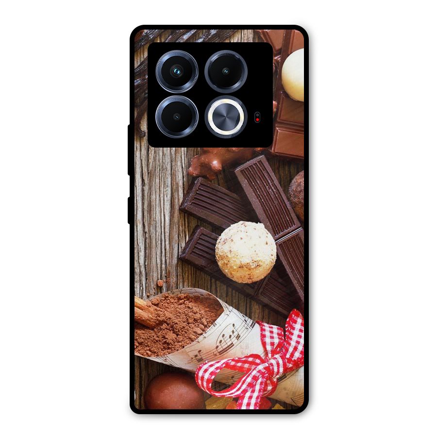 Chocolate Candies Metal Back Case for Infinix Note 40 5G