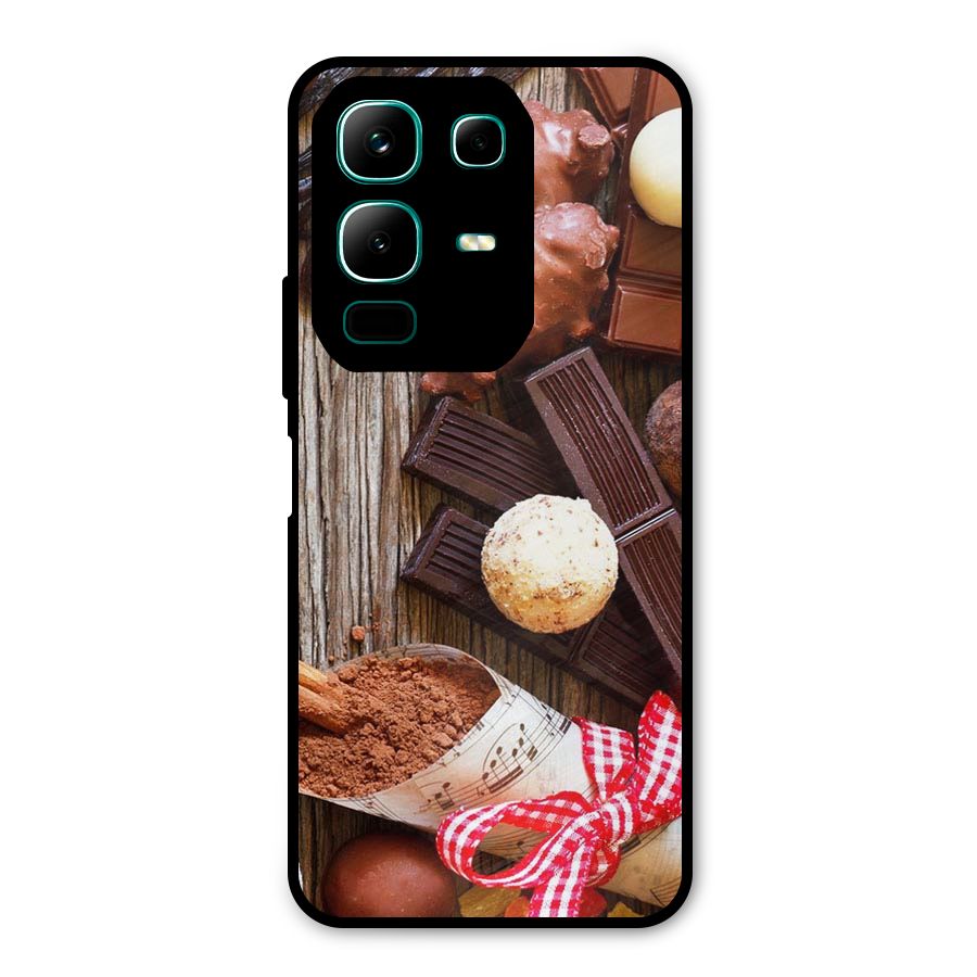 Chocolate Candies Metal Back Case for Infinix Note 50x