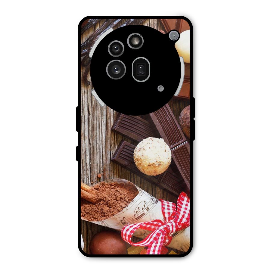 Chocolate Candies Metal Back Case for Nothing Phone 3a Pro