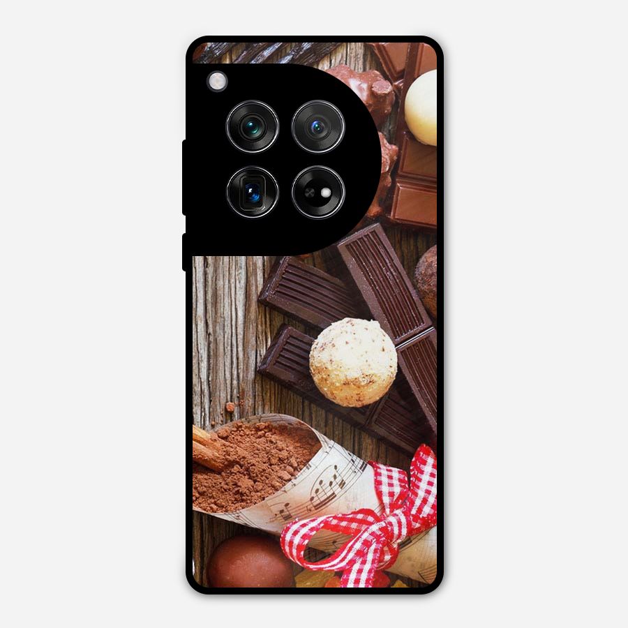 Chocolate Candies Metal Back Case for OnePlus 12