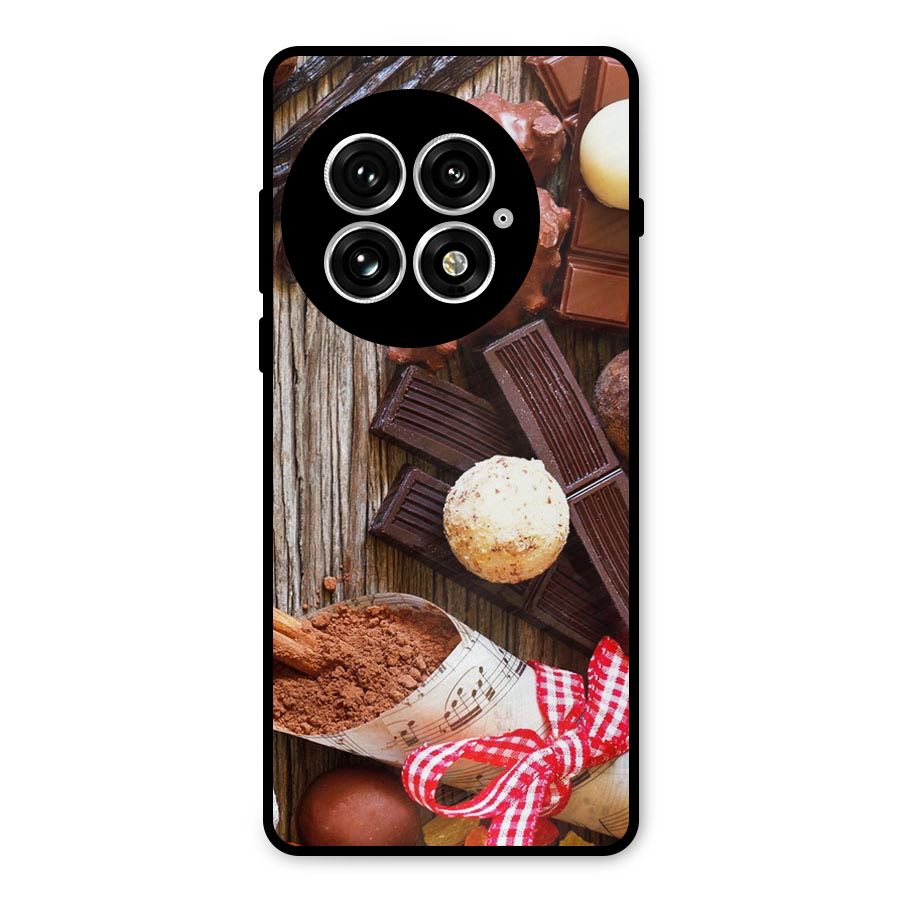 Chocolate Candies Metal Back Case for OnePlus 13