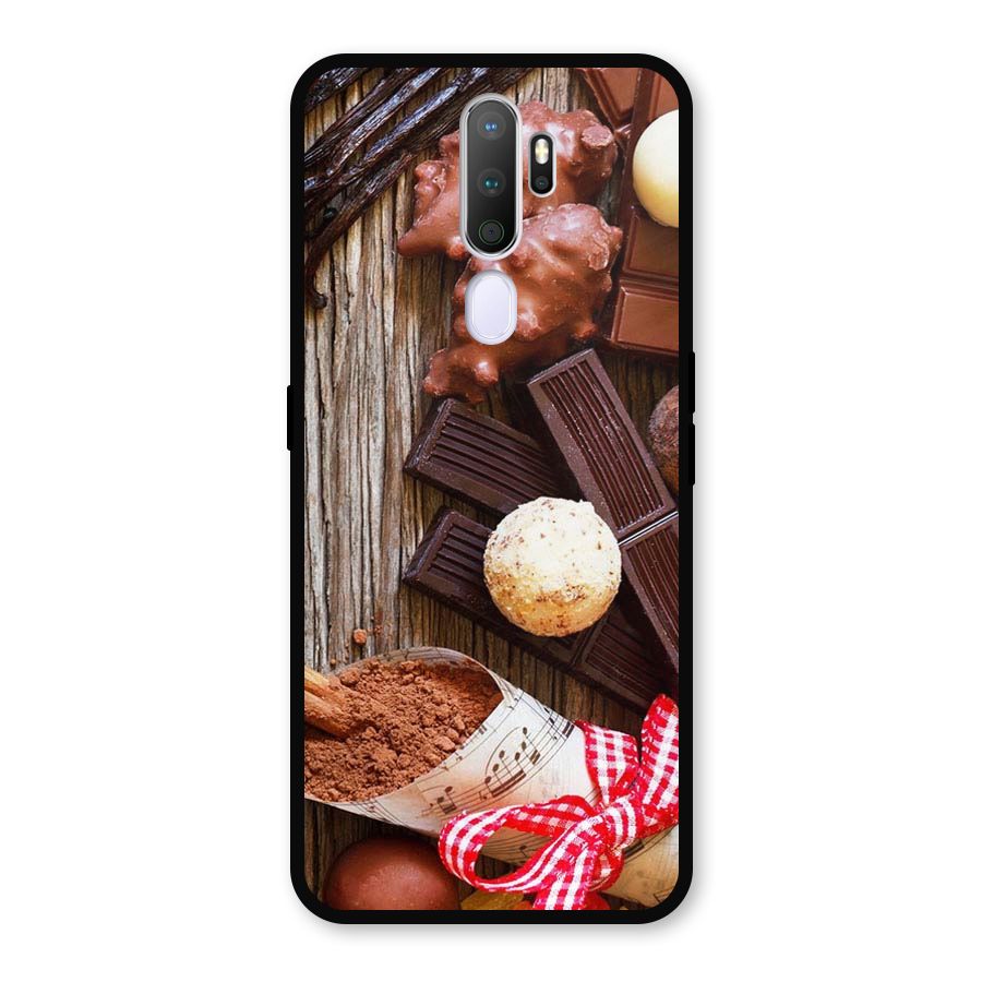 Chocolate Candies Metal Back Case for Oppo A9 (2020)