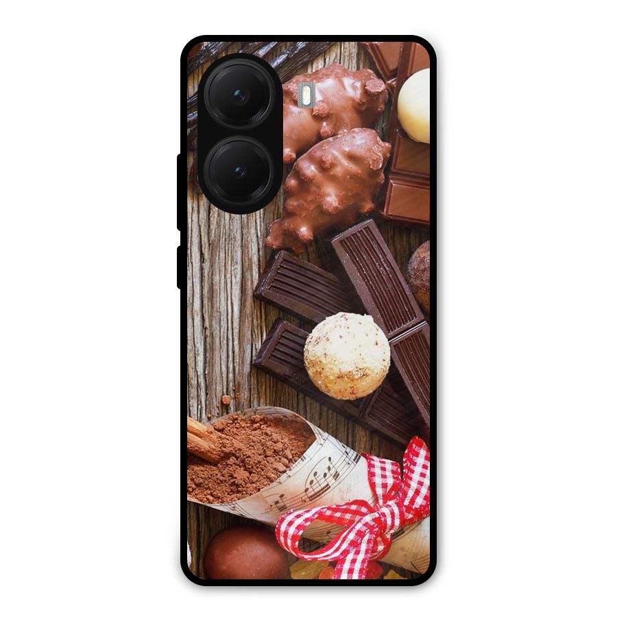 Chocolate Candies Metal Back Case for Poco X7 Pro