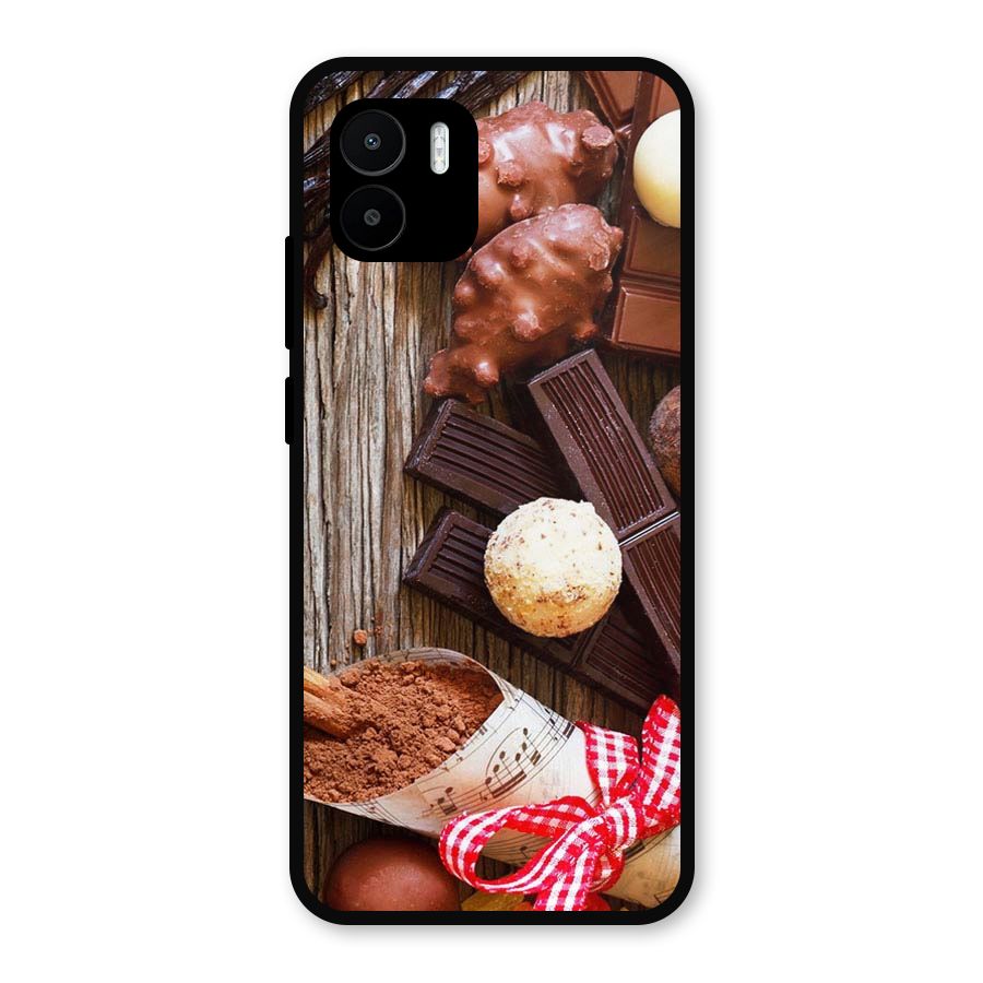Chocolate Candies Metal Back Case for Redmi A2