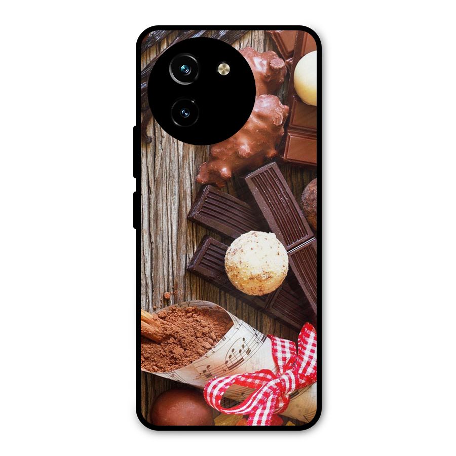 Chocolate Candies Metal Back Case for Vivo T3x