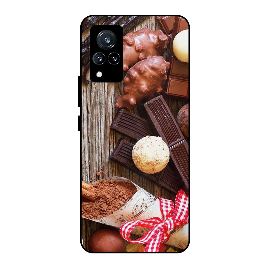 Chocolate Candies Metal Back Case for Vivo V21 5G