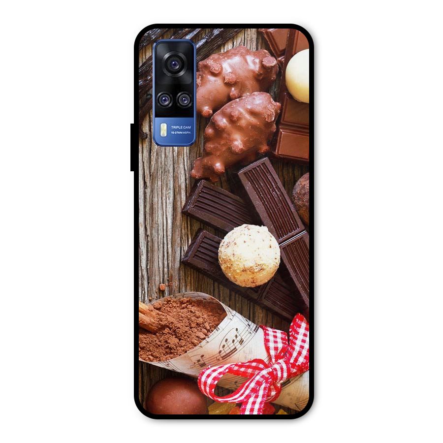 Chocolate Candies Metal Back Case for Vivo Y31