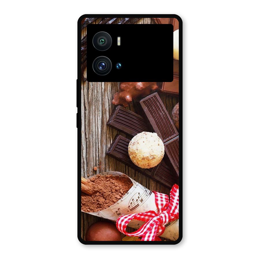 Chocolate Candies Metal Back Case for iQOO 9 Pro