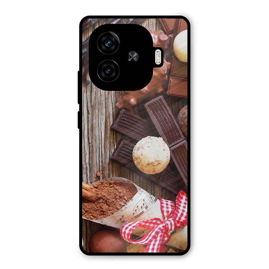 Chocolate Candies Metal Back Case for iQOO Neo 10R