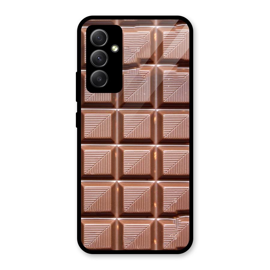 Chocolate Tiles Glass Back Case for Galaxy A34