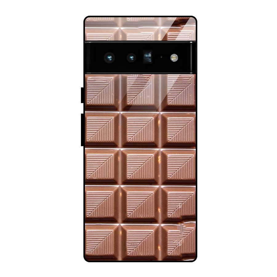 Chocolate Tiles Glass Back Case for Google Pixel 6 Pro