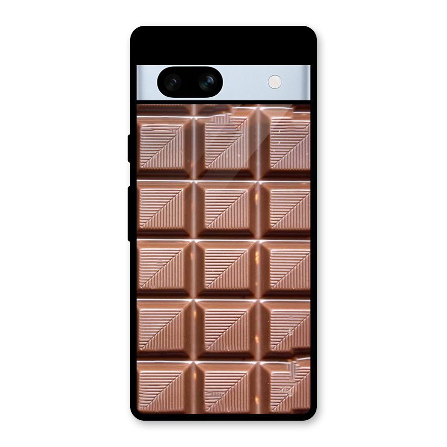 Chocolate Tiles Glass Back Case for Google Pixel 7a