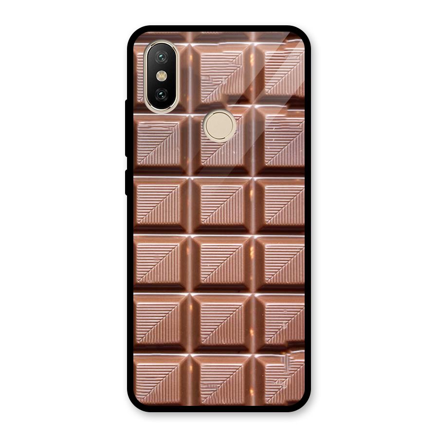Chocolate Tiles Glass Back Case for Redmi A2