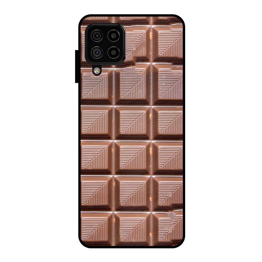 Chocolate Tiles Metal Back Case for Galaxy A22 4G