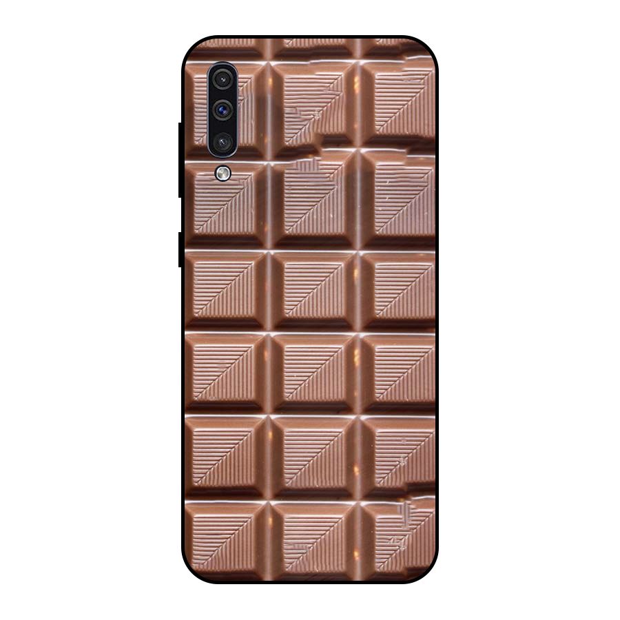 Chocolate Tiles Metal Back Case for Galaxy A50s