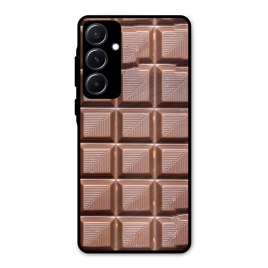 Chocolate Tiles Metal Back Case for Galaxy A55