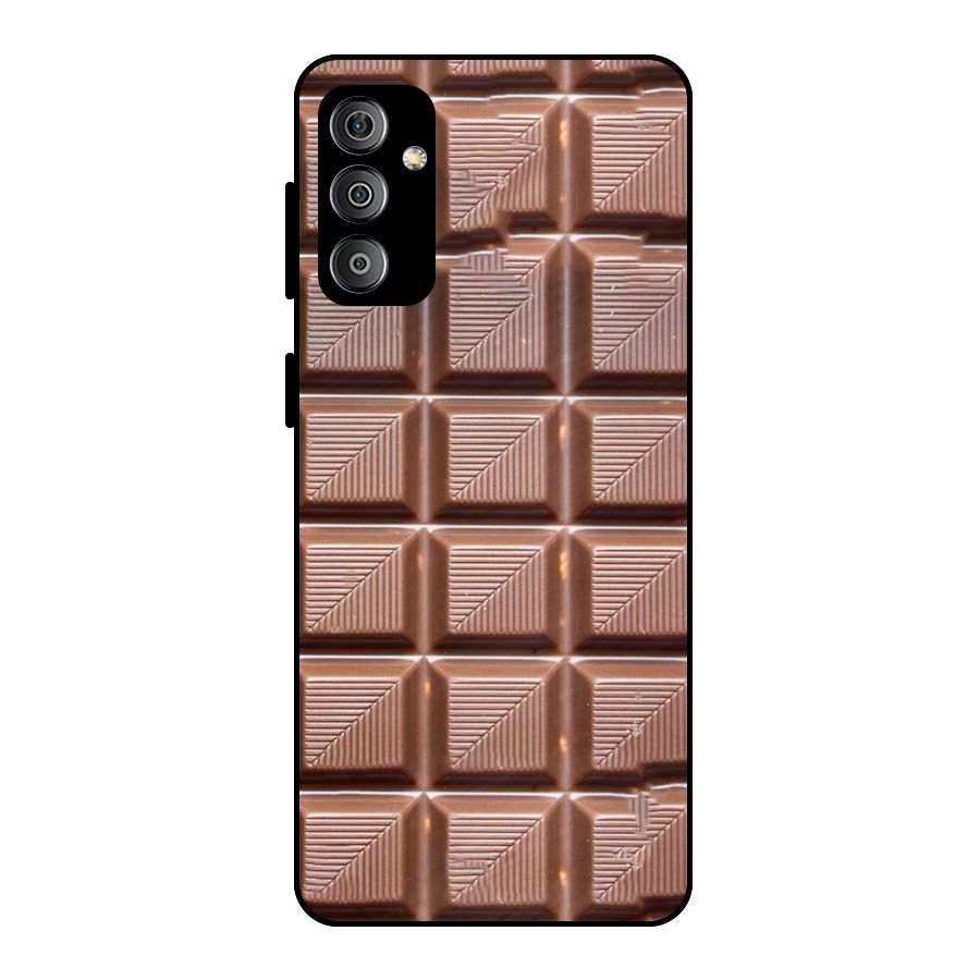 Chocolate Tiles Metal Back Case for Galaxy F23