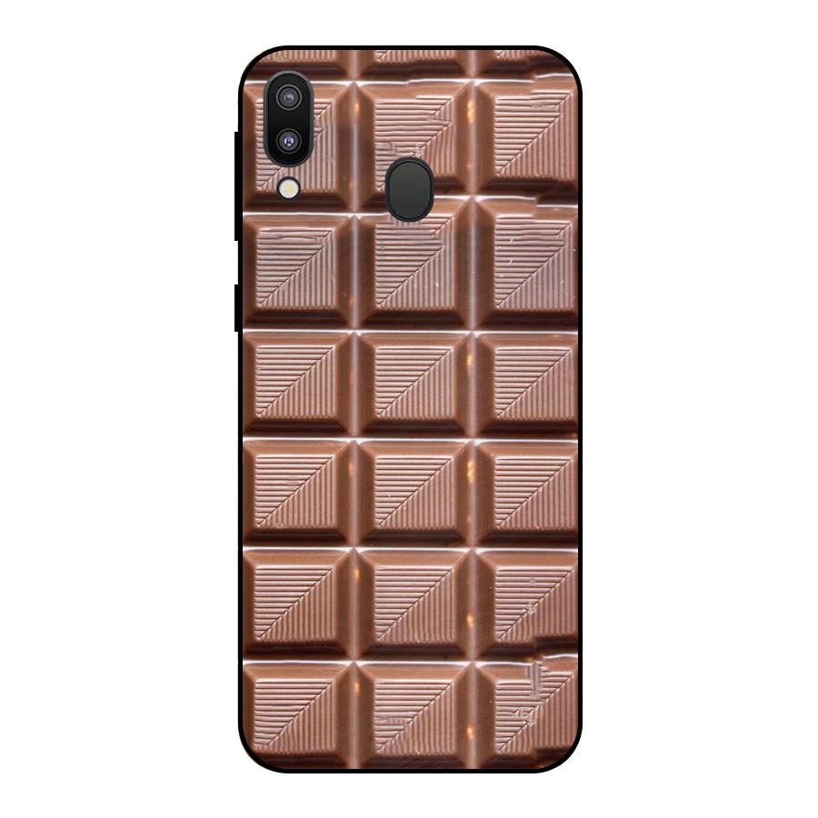 Chocolate Tiles Metal Back Case for Galaxy M20