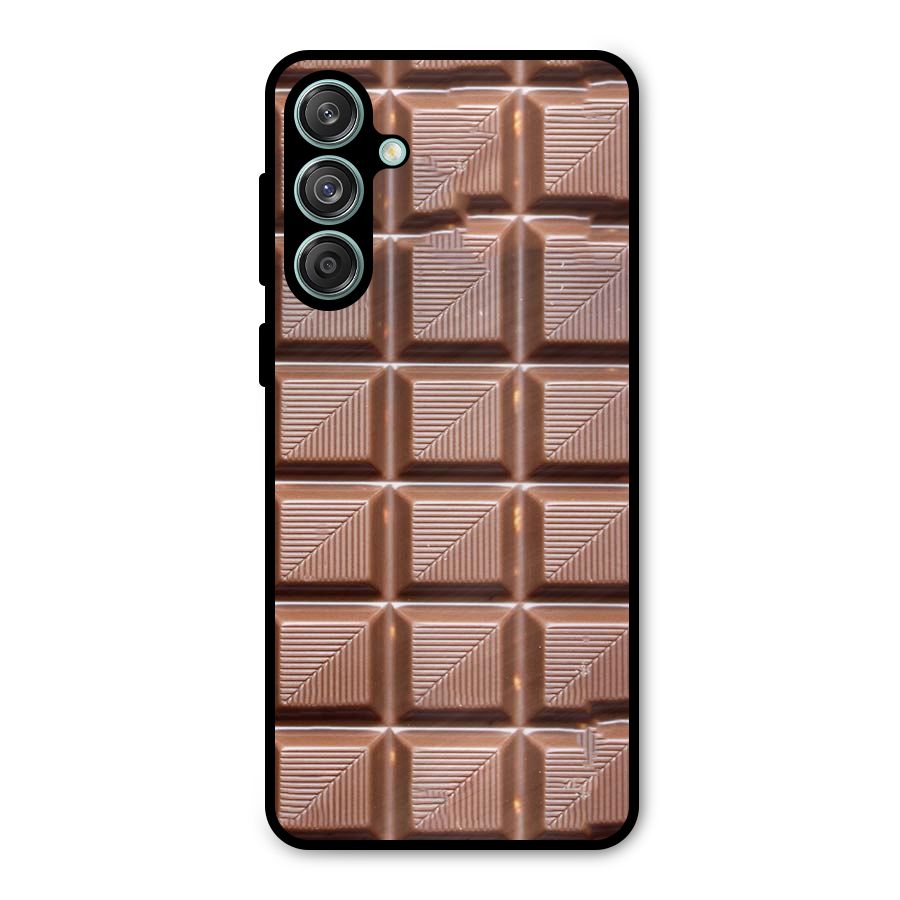 Chocolate Tiles Metal Back Case for Galaxy M55 5G
