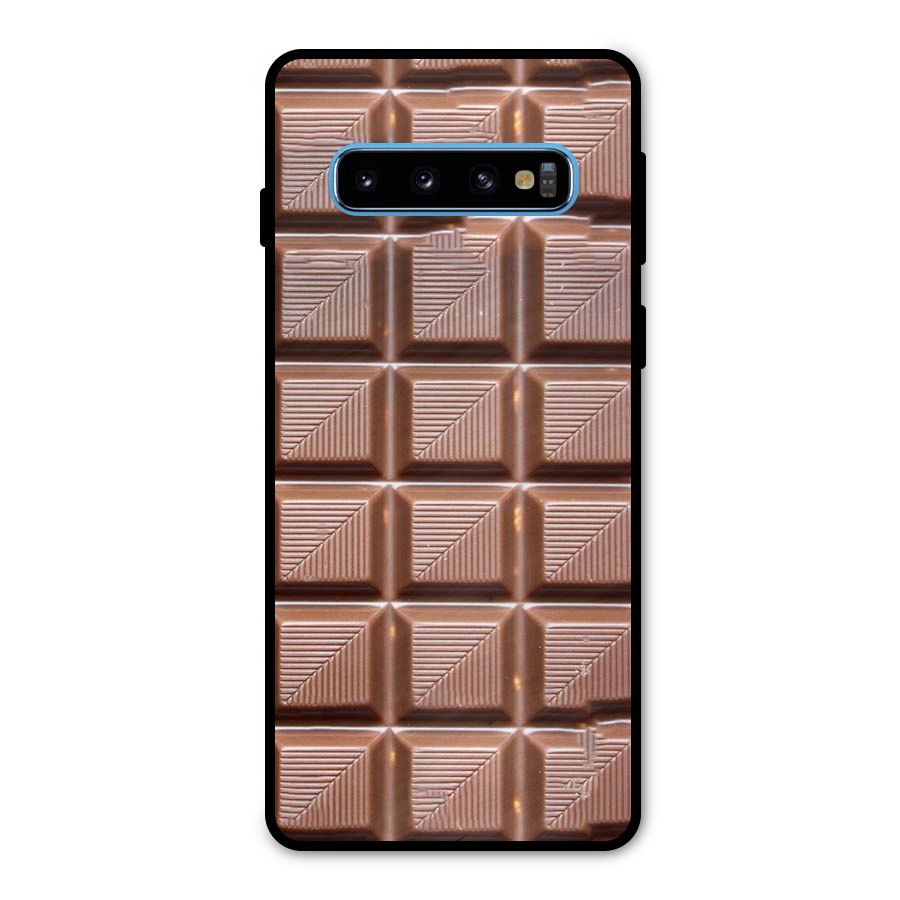 Chocolate Tiles Metal Back Case for Galaxy S10