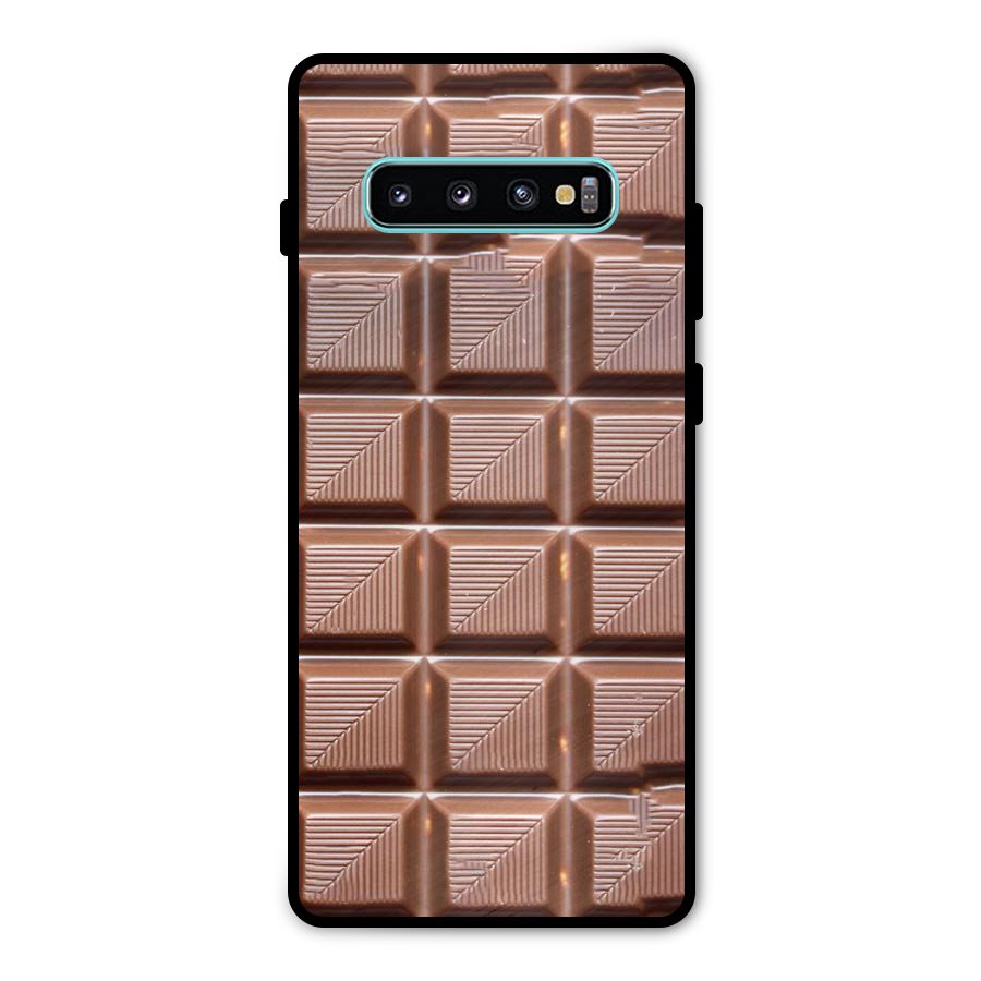 Chocolate Tiles Metal Back Case for Galaxy S10 Plus