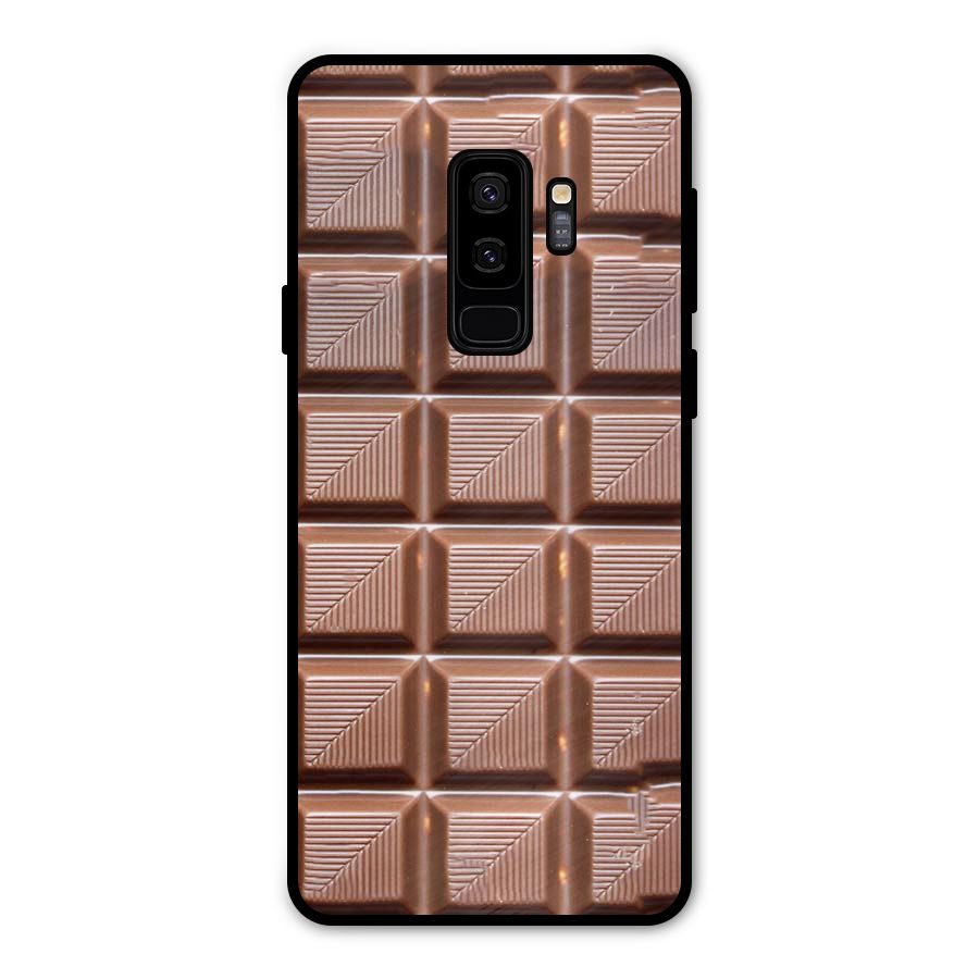 Chocolate Tiles Metal Back Case for Galaxy S9 Plus