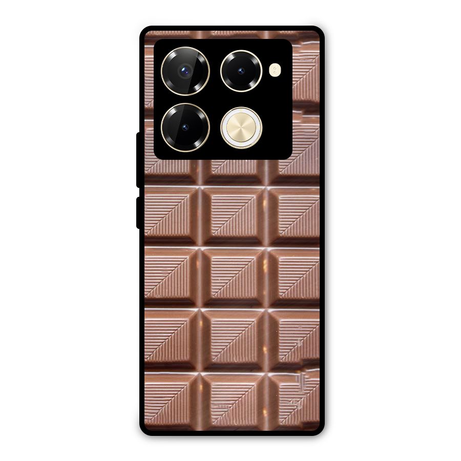 Chocolate Tiles Metal Back Case for Infinix Note 40 Pro