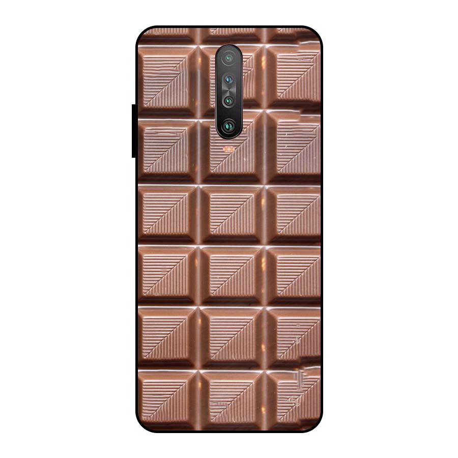 Chocolate Tiles Metal Back Case for Poco X2