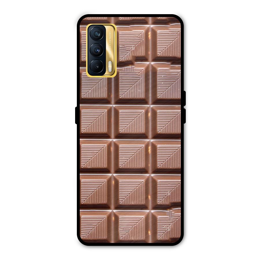 Chocolate Tiles Metal Back Case for Realme X7