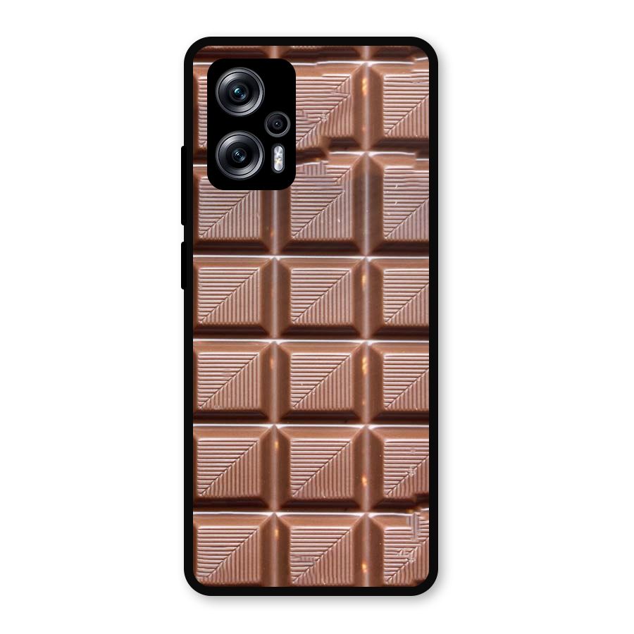 Chocolate Tiles Metal Back Case for Redmi K50i