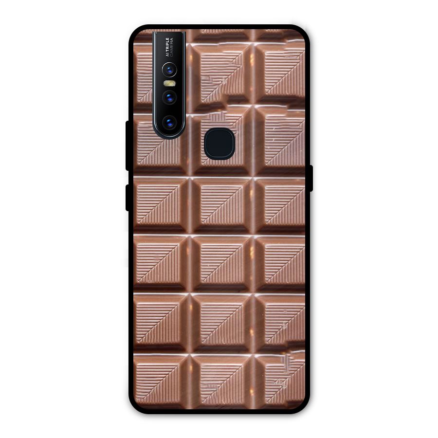 Chocolate Tiles Metal Back Case for Vivo V15