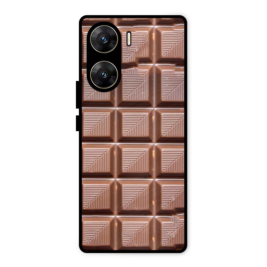 Chocolate Tiles Metal Back Case for Vivo V29e