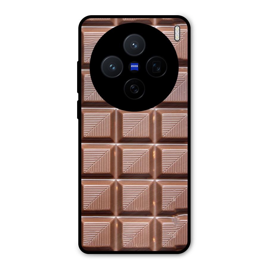 Chocolate Tiles Metal Back Case for Vivo X200
