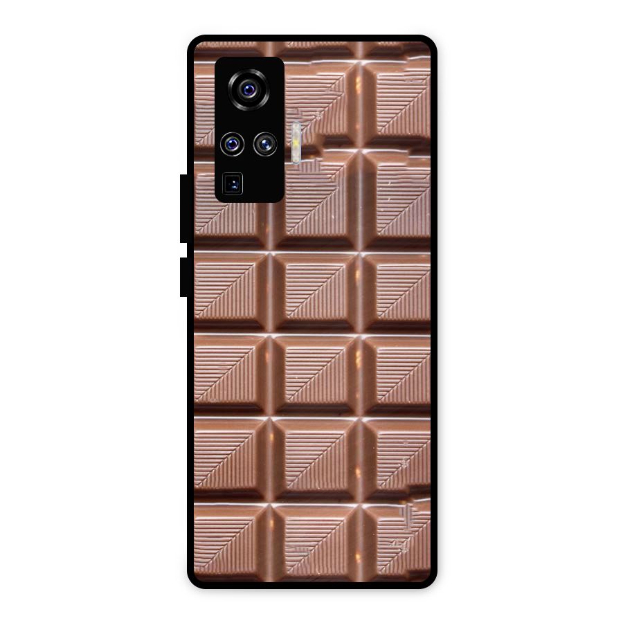 Chocolate Tiles Metal Back Case for Vivo X50 Pro