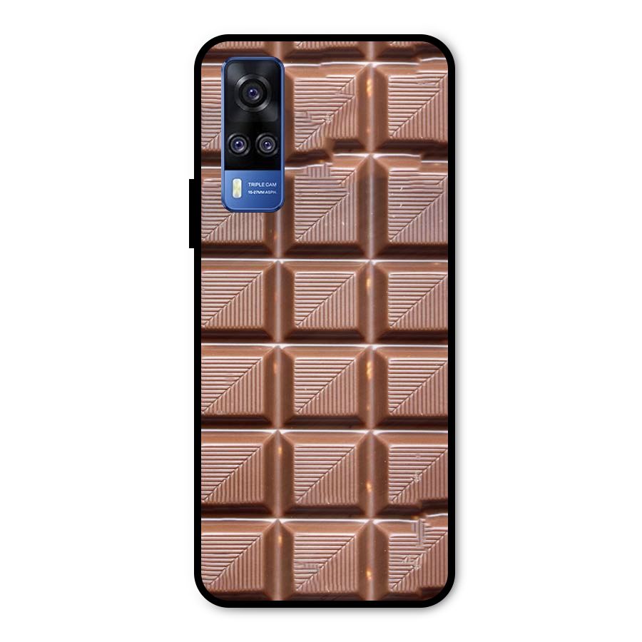 Chocolate Tiles Metal Back Case for Vivo Y31