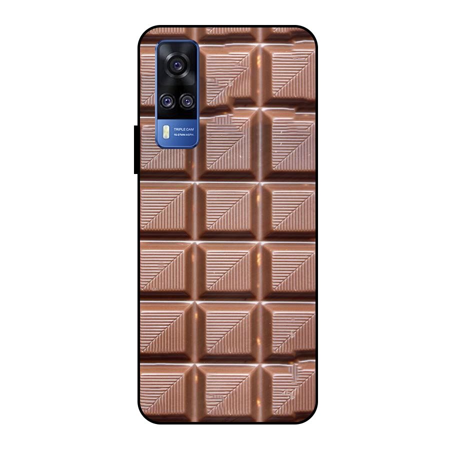 Chocolate Tiles Metal Back Case for Vivo Y51