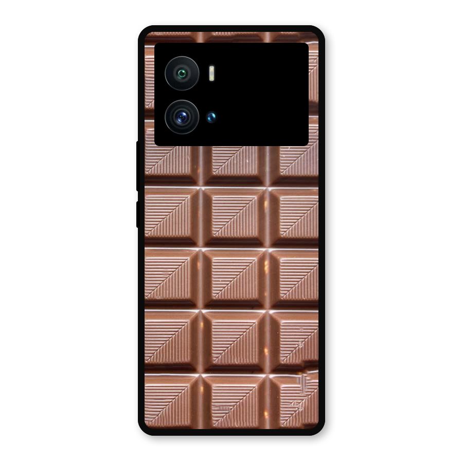 Chocolate Tiles Metal Back Case for iQOO 9 Pro