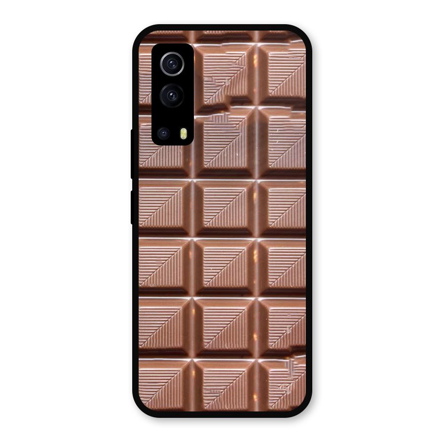 Chocolate Tiles Metal Back Case for iQOO Z3