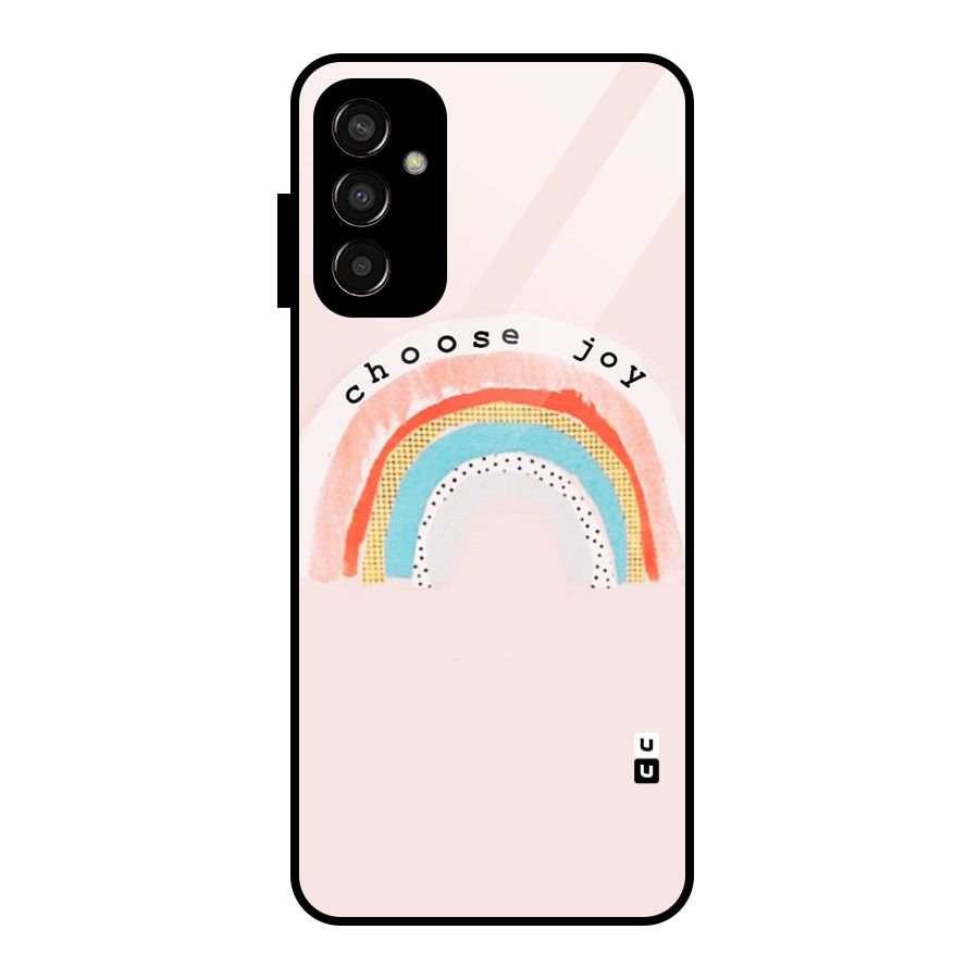 Choose Joy Glass Back Case for Galaxy F13