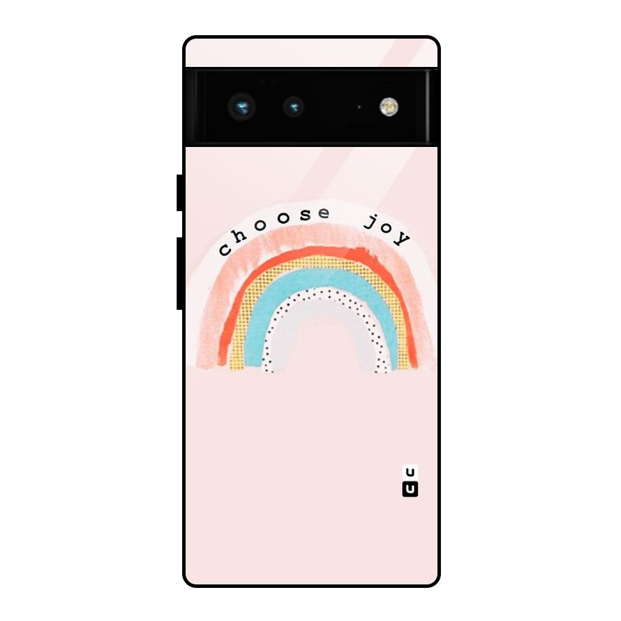Choose Joy Glass Back Case for Google Pixel 6