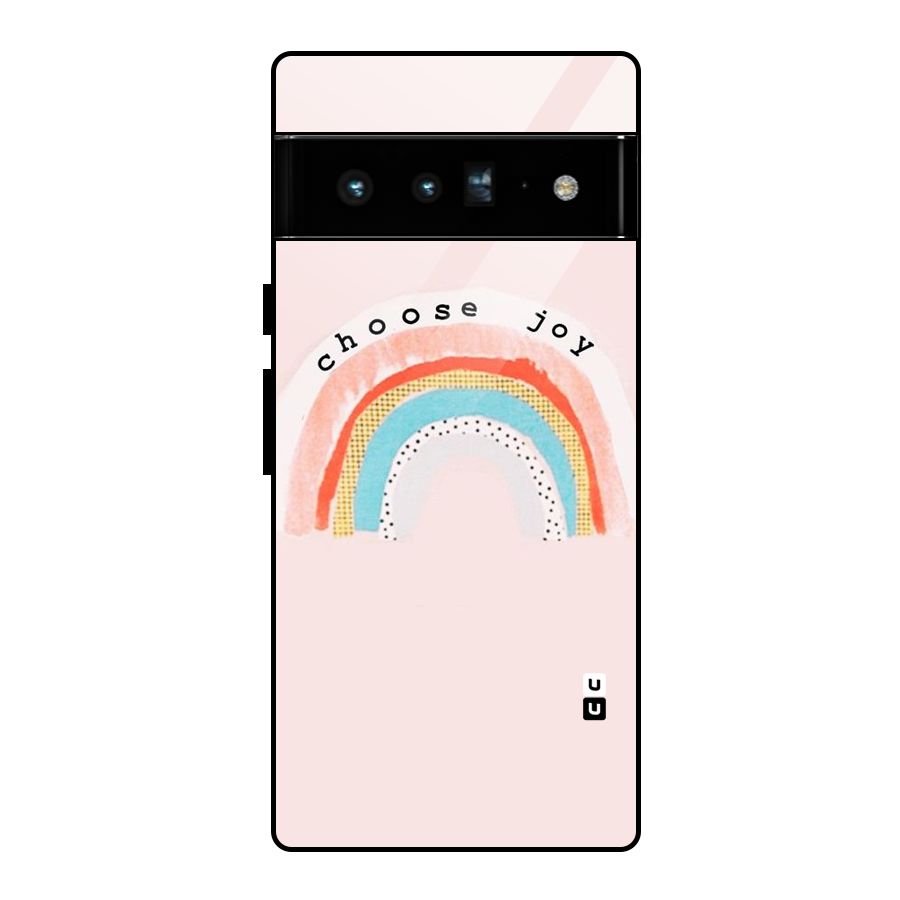 Choose Joy Glass Back Case for Google Pixel 6 Pro