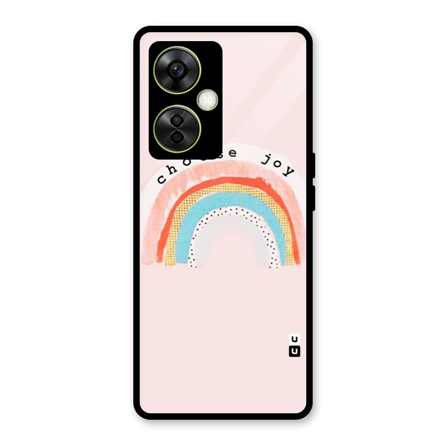 Choose Joy Glass Back Case for OnePlus Nord CE 3 Lite