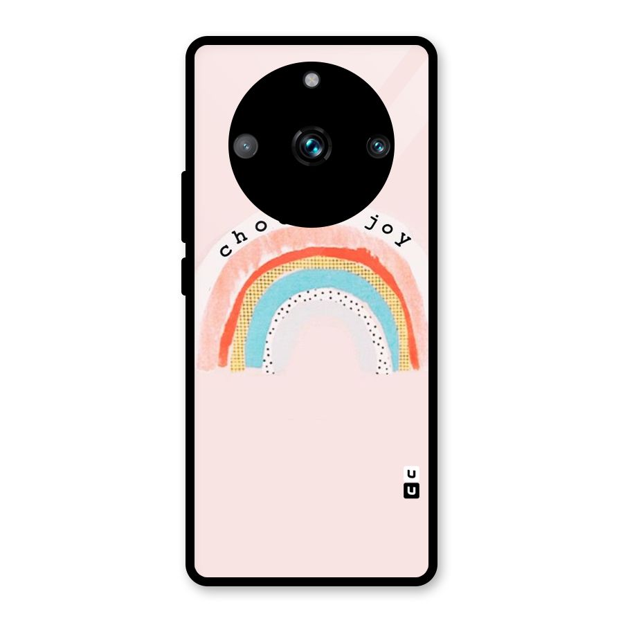 Choose Joy Glass Back Case for Realme 11 Pro