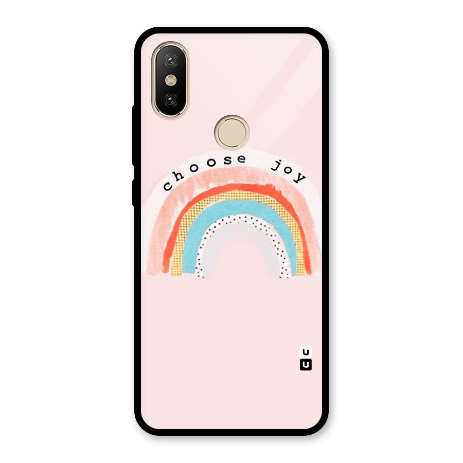 Choose Joy Glass Back Case for Redmi A2
